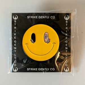 Smiley Face Enamel Pin